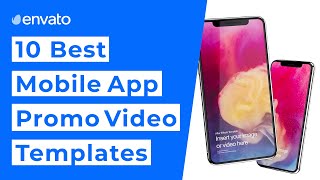 10 Best Mobile App Promo Video Templates 2021 [upl. by Fauman]