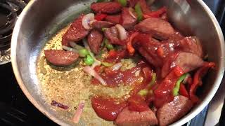 Salami Guisado al Estilo Dominicano [upl. by Zizaludba]