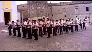 Banda quotCittà di Francavilla Fontanaquot a San Prisco CE di Gianfranco Santamaria  CUORE ABRUZZESE [upl. by Aihsemaj]