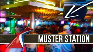 Find Your Muster Station On A Carnival Cruise  Travel Pro Tip 34 [upl. by Adebayo]