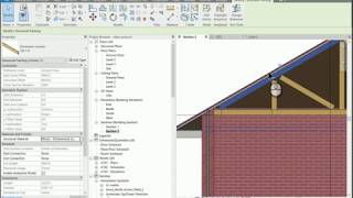 How to add roof truss underneath roof in Revit [upl. by Nnovahs]