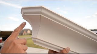 End Crown Moulding Cut  How to Return [upl. by Adnuhsar963]