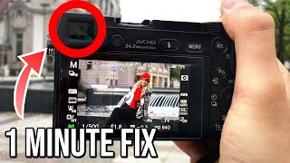 Sony a6000 Tutorial How to Turn OFF the Electronic Viewfinder EVF [upl. by Nancie868]