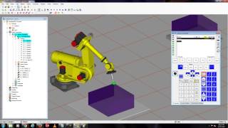 Roboguide to trace  draw a Square [upl. by Eda315]