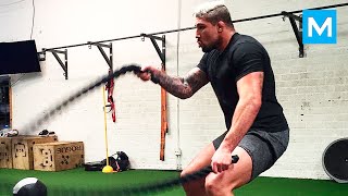 Brendan Schaub Strength amp Conditioning Training  Muscle Madness [upl. by Elrae212]