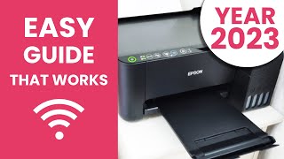 EPSON L3150  L3250  L4150  ET2700 WiFi Setup  How to connect printer to wireless router [upl. by Winni]