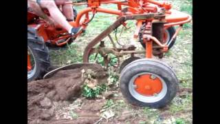 1948 Allis Chalmers G Plowing [upl. by Eddra409]