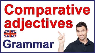 Comparative adjectives  English grammar lesson [upl. by Etana488]