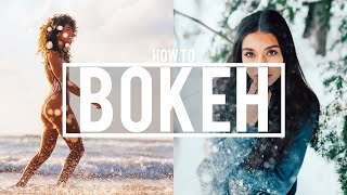 BOKEH EXPLAINED How To Get The Blurry Background Effect In Video [upl. by Zeni]