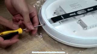 LED Ceiling light Details and installation instruction  iFixit [upl. by Dulcle]