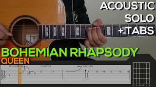 Queen  Bohemian Rhapsody Guitar Tutorial SOLO  TABS [upl. by Cornelia]