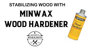 Stabilizing Wood Knife Handles with Minwax Wood Hardener [upl. by Chaffee]