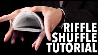 Cardistry for Beginners Shuffles  Riffle Shuffle Tutorial [upl. by Linn534]