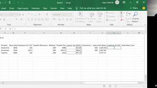 How to prepare a Payroll in Excel [upl. by Amethist617]