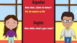 ¿Cuál es tu nombre  Whats your name Inglés [upl. by Takara978]