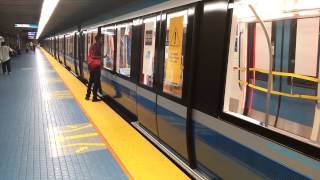 Metro STM Montréal  New MPM10 Azur trains being tested at JeanTalon station [upl. by Bannerman247]