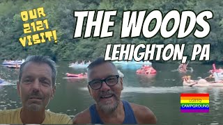 THE WOODS CAMPGROUND  LEHIGHTON PENNSYLVANIA  GAY CAMPGROUND [upl. by Attezi171]