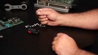 DIY  How to replace  swap an immobilizer RFID Chip in a VW Key FOB [upl. by Coad931]