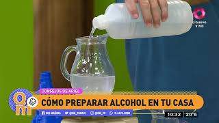 Cómo preparar alcohol para limpiar tu casa [upl. by Ennovahs]