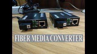 Fiber Media Converter Connection2 [upl. by Villada61]