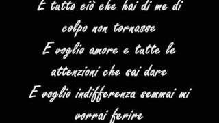 Tiziano Ferro  Ti scatterò una foto lyrics [upl. by Aerdnaid844]