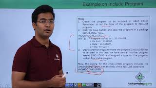 SAP ABAP  Include Program [upl. by Neesay]