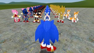 I BECAME SONIC THE HEDGEHOG Garrys Mod Sandbox [upl. by Dearman938]