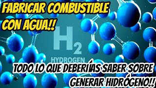 El ABC del gas hidrógeno ¿Cómo fabricar generadores caseros [upl. by Nafri]