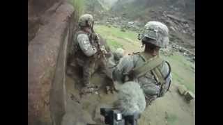 COMBAT FOOTAGE Soldiers Ambushed In Kunar Provence [upl. by Saxe]