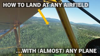 How To Land in Microsoft Flight Simulator  Tutorial [upl. by Sorilda665]