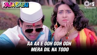 A Aa E Ee Mera Dil Na Todo  Raja Babu  Govinda amp Karisma Kapoor  Abhijeet  Tips Official [upl. by Risa143]