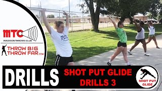 SHOT PUT DRILLS GLIDE 3 [upl. by Dorena901]