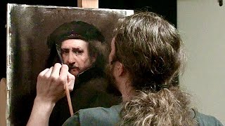 Matthew Almy Paints a Rembrandt  Speed Painting [upl. by Sandy437]