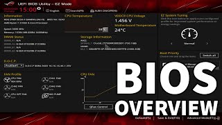 ASUS ROG Strix B550F Gaming WiFi BIOS Overview [upl. by Hauser]