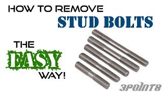 How To Remove Stud Bolts  The Easy Way [upl. by Akkinahs955]