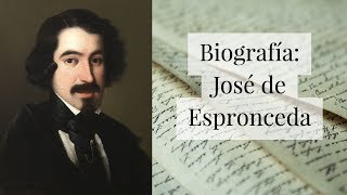 José de Espronceda  Biografía breve [upl. by Akaenahs]