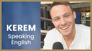 Kerem Bursin ❖ Speaking English ❖ Interview ❖ Captioned [upl. by Artemas71]