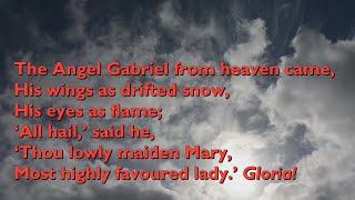 The Angel Gabriel From Heaven Came Tune Gabriels Message  4vv with lyrics for congregations [upl. by Yeblehs]