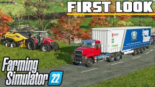 Farming Simulator 22  FIRST LOOK GAMEPLAY [upl. by Ennazzus724]