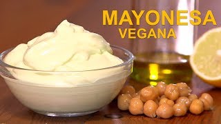 Mayonesa VEGANA casera  Receta fácil y saludable [upl. by Llenod396]