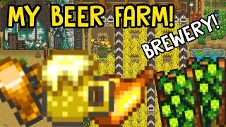 🍺Beer amp Ale Project🍺  BREWERY GUIDE  Stardew Valley [upl. by Suolhcin]