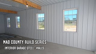 Garage Interior  Steel Walls [upl. by Htez]