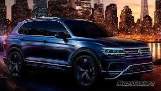 👉 AT NIGHT REFRESHED Volkswagen Tiguan SEL RLine  Interior amp Exterior Lighting Overview [upl. by Nemajneb708]