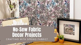 Easy NoSew Fabric Decor Projects  JOANN Fabrics [upl. by Fredric]