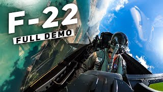 Full F22 Demo Exclusive Look Inside the Raptor [upl. by Esidnak857]