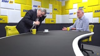 Wicepremier Piotr Gliński przerwywa wywiad w RMF FM u Roberta Mazurka [upl. by Rairb227]