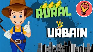 💡 MILIEU URBAIN vs MILIEU RURAL [upl. by Eetsirk166]