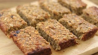 Healthy Oatmeal Bars Recipe Vegan [upl. by Ahsiner466]