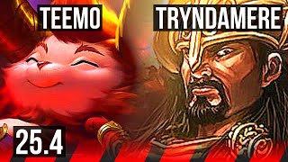 TEEMO vs TRYNDAMERE TOP  EUW Master  254 [upl. by Trebron]