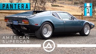 1972 DeTomaso Pantera  A True American Supercar [upl. by Koslo]